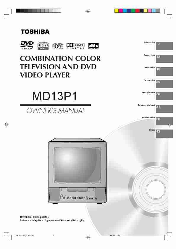 Toshiba TV DVD Combo MD13P1-page_pdf